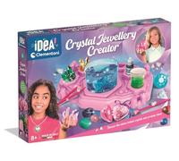 Clementoni Crystal Jewel Creator - Learn About Crystals & Make Wearable Jewellery with Giant Crystals and Gemstones for Kids 8+
