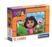 Clementoni Cubes 12 pieces, Dora the Explorer, For kids 3+, Made in Italy, 41510