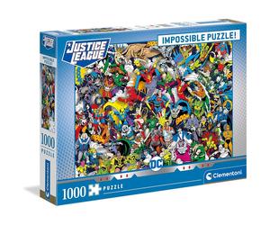 Clementoni Dc Justice League 1000 Piece Impossible Jigsaw Puzzle