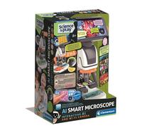 Clementoni Digital Microscope with WiFi - 2-in-1 Optical and Digital Microscope with Camera, App and Interactive Slides for Kids 8+