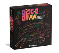 Clementoni - Disco Draw from 8 years old - mood game for children and adults - create your work and guess your friends' drawings to win - fast, fun and unpredictable - 3 to 6 players - 30