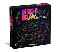 Clementoni Disco Draw Party Game, Hilarious Drawing Board Game for Groups, Rotating Board, Simultaneous Play, Ages 8+, English Version, 75187