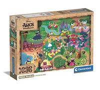 Clementoni 39785 Disney Alice in Wonderland-1000 Pieces-Adult Jigsaw Puzzles, Ma
