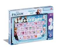Clementoni Disney Frozen Alphabet Pad - Educational Game 4 Years, Children's Computer, Electronic Gift Italian Speaking, Children's Computer, Laptop for Learning Alphabet, New Words,