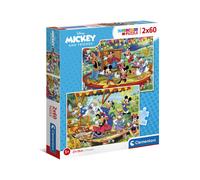 Clementoni Disney Mickey And Friends Puzzle Of 2 x 60 Pieces - 28 x 24.4 x 3.9 CM