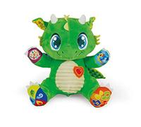Clementoni Dragon Interactive 17392 Educational Plush, Sound and Light (Italian Version), 6 Months+, 17392
