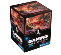 Clementoni Jigsaw Puzzle Cube Dungeons & Dragons 500 Pieces - Gaming Collection Puzzle For Adults 14-99 Years, Gift For Men/Women, Game, D&D, Made In Italy, 35561