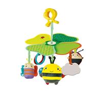 Clementoni- Easy-Peasy Travel Cot Stroller Rattle: Pushchair Attachment Toy, Rattle for Toddlers, Infant, Early Years New Born Soft Toys Gift, Ideal for On-the-Go Play, (0+ Months)