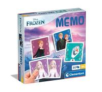 Clementoni Educational Game Memo Disney Frozen 80 Tiles - Game For Children 4-6 Years, Flash Card Games, Learning Logical Thinking, 2 Players, Gift For Boy/Girl, Cartoon, Made In Italy, 18299