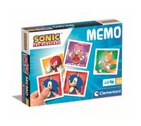 Clementoni Educational Game Memo Pocket Sonic 48 Tiles - Game For Children 3-5 Years, Flash Card Games, Learning Logical Thinking, 2 Players, Gift Fo