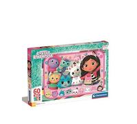 Clementoni Gabby'S Dollhouse 60-Piece Jigsaw Puzzle One Colour