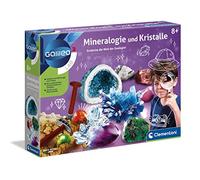 Clementoni Galileo Lab Mineralogy and Crystals Excavation Set - Game for Children from 8 Years - Includes Digging Tools and Crystal Geode, 59005