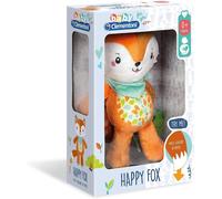 Clementoni 17271 Happy Fox Activity Plush, Multi-Colour