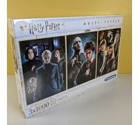 Clementoni Harry Potter Characters Jigsaw Multi-Puzzle. 3x1000 pieces. Sealed