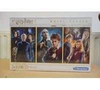 Clementoni - Harry Potter - Multi-Puzzle 3x 1000 Piece Jigsaw Puzzles
