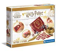 Clementoni- Harry Potter Temporary Tattoo Studio: Kids' Craft Kits for Magical Fun, Temporary Tatoos for Kids(7+ Years)