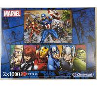 CLEMENTONI High Quality Collection Marvel Avengers 2 X 1000 Piece Jigsaw Puzzle