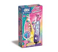 Clementoni Idea - Create Your Highlighters: Trendy Animals, Personalised Highlighter Lab, Creative Kit for Children 6+ Years, with 3 Customisable Highlighters with Accessories, 18874