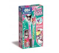 Clementoni Idea - Create Your Pens My Melody and Kuromi, Mini Lab Customizable Pens for Children 6+ Years, Creative Kit with 2 Pens to Decorate and Characters, 18431