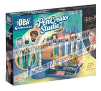 Clementoni IDEA HARRY POTTER Pen Creator Studio, Make Your Own Pens Craft Kit for Kids, 8 Magical Designs with Toppers & Iridescent Decorations, Ages 6+