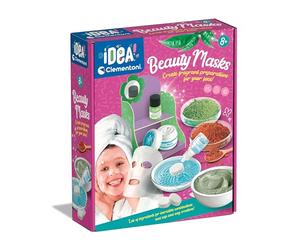 Clementoni- Idea Mask: Create Your Own Natural Beauty Science Kit for Girls, Laboratory Experiment Kit(8+ Years)