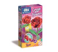Clementoni IDEA Small Flower Rose, Create Your Flower kit, Gift Set, 18877