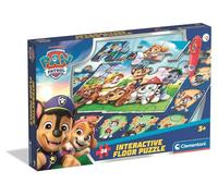Clementoni Interactive Floor Puzzle - Paw Patrol With Electronic Pen, 24-Piece Educational Mat for Early Learning for Kids Age 3+