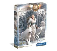 Clementoni Jigsaw Puzzle 1000 pieces Anne Stokes Winter Guardians, Compact box, Puzzle for Adults 14-99 Years, Made in Italy, 39957