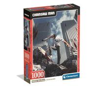 Clementoni Jigsaw Puzzle 1000 pieces, Chainsaw Man, Anime Puzzle for Adults 14-99 Years, Compact box, Made in Italy, 37508