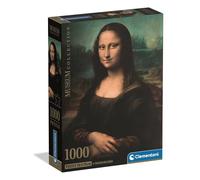 Clementoni Jigsaw Puzzle Mona Lisa 1000 pieces Museum Collection Compact Box Made in Italy