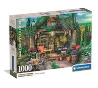 Clementoni - 39951 Jigsaw Puzzle 1000 Pieces for Adults and Teenagers, Collection, Wine Country Escape Theme, Countryside Illustration, Compact Box, Poster Included, Gift Idea Made in Italy, 70 x 50