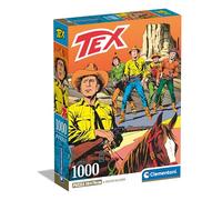 Clementoni - Jigsaw Puzzle 1000 Pieces Comics for Adults and Teenagers, Tex Illustration with Poster Included, Special Series, Gift Idea for Men and Women, Made in Italy, 50 x 70 cm, 39840