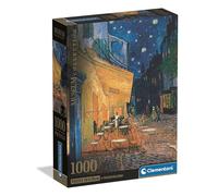 Clementoni Jigsaw Puzzle 1000 pieces Museum Collection Cafè Terrace Van Gogh, Puzzle for Adults 14-99 Years, Compact box, Made in Italy, 39969