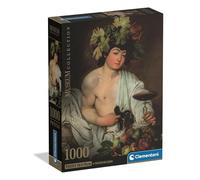 Clementoni Jigsaw Puzzle 1000 pieces Museum Collection Caravaggio Bacchus, Puzzle for Adults 14-99 Years, Compact box, Made in Italy, 39977