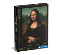 Clementoni Jigsaw Puzzle 1000 pieces Museum Collection, Collection, Mona Lisa, Puzzle for Adults 14-99 Years, Made in Italy, 37085