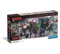 Clementoni Jigsaw Puzzle 1000 pieces, Panorama Collection Dungeons&Dragons, Puzzle for Adults 14-99 Years, Compact box, Made in Italy, 39501