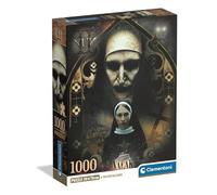 Clementoni Jigsaw Puzzle 1000 pieces, The Nun Horror Movies, Puzzle for Adults 14-99 Years, Compact box, Made in Italy, 37098