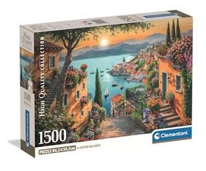Clementoni Jigsaw Puzzle 1500 pieces Collection Steps to the Harbor, Puzzle for Adults 14-99 Years, Compact box, Made in Italy, 31729