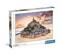 Clementoni Jigsaw Puzzle 1500 pieces, Collection The Mont Saint-Michel Rising, Puzzle for Adults 14-99 Years, Made in Italy, 31727