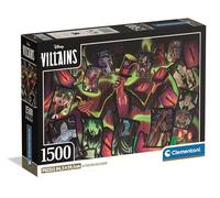 Clementoni - 31744 Jigsaw Puzzle 1500 Pieces for Adults and Teenagers, Special Series, Disney Villains Theme, Compact Box with Poster Included, Gift Idea for Men and Women, Made in Italy, 59.5 x 84.5