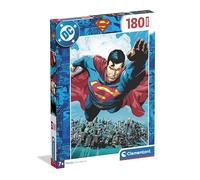 Clementoni Jigsaw Puzzle Supermand DC Comics - 180 pieces, Made in Italy, Kids 7+ (29801)