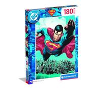 Clementoni Jigsaw Puzzle 180 pieces, Supermand DC Comics, Made in Italy, Puzzle for Kids 7+ years, 29801