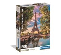 Clementoni Jigsaw Puzzle 500 pieces, Collection Along the Seine, Puzzle for Adults 14-99 Years, Compact box, Made in Italy, 35598