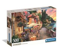 Clementoni Jigsaw Puzzle 500 pieces Collection Lake Como, Puzzle for Adults 14-99 Years, Compact box, Made in Italy, 35582