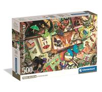 Clementoni Jigsaw Puzzle 500 pieces Collection, The Butterfly Collector, Compact box, Puzzle for Adults 14-99 Years, Made in Italy, 35581