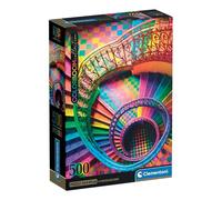 Clementoni Jigsaw Puzzle 500 pieces Colorboom Stairs, Puzzle for Adulta 14-99 Years, Compact box, Made in Italy, 35591