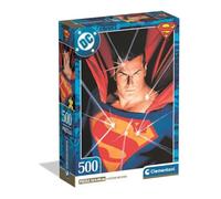 Clementoni Jigsaw Puzzle 500 pieces, Superman DC Comics, Puzzle for Adults 14-99 Years, Compact box, Made in Italy, 35601