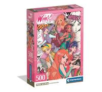 Clementoni Jigsaw Puzzle 500 pieces, Winx, Puzzle for Adults 14-99 Years, Compact box, Made in Italy, 35154