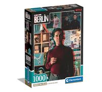 Clementoni Jigsaw Puzzle Berlin 1000 Pieces - Puzzle For Adults 14-99 Years, Poster Included, Gift For Men/Women, Netflix Series La Casa De Papel/Money Heist, Made In Italy, 39849