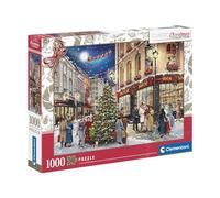 Clementoni Jigsaw Puzzle Collection - A Christmas Stroll 1000 Pieces - Puzzle For Adults 14-99 Years, Gift For Men/Women, Made In Italy, 81498